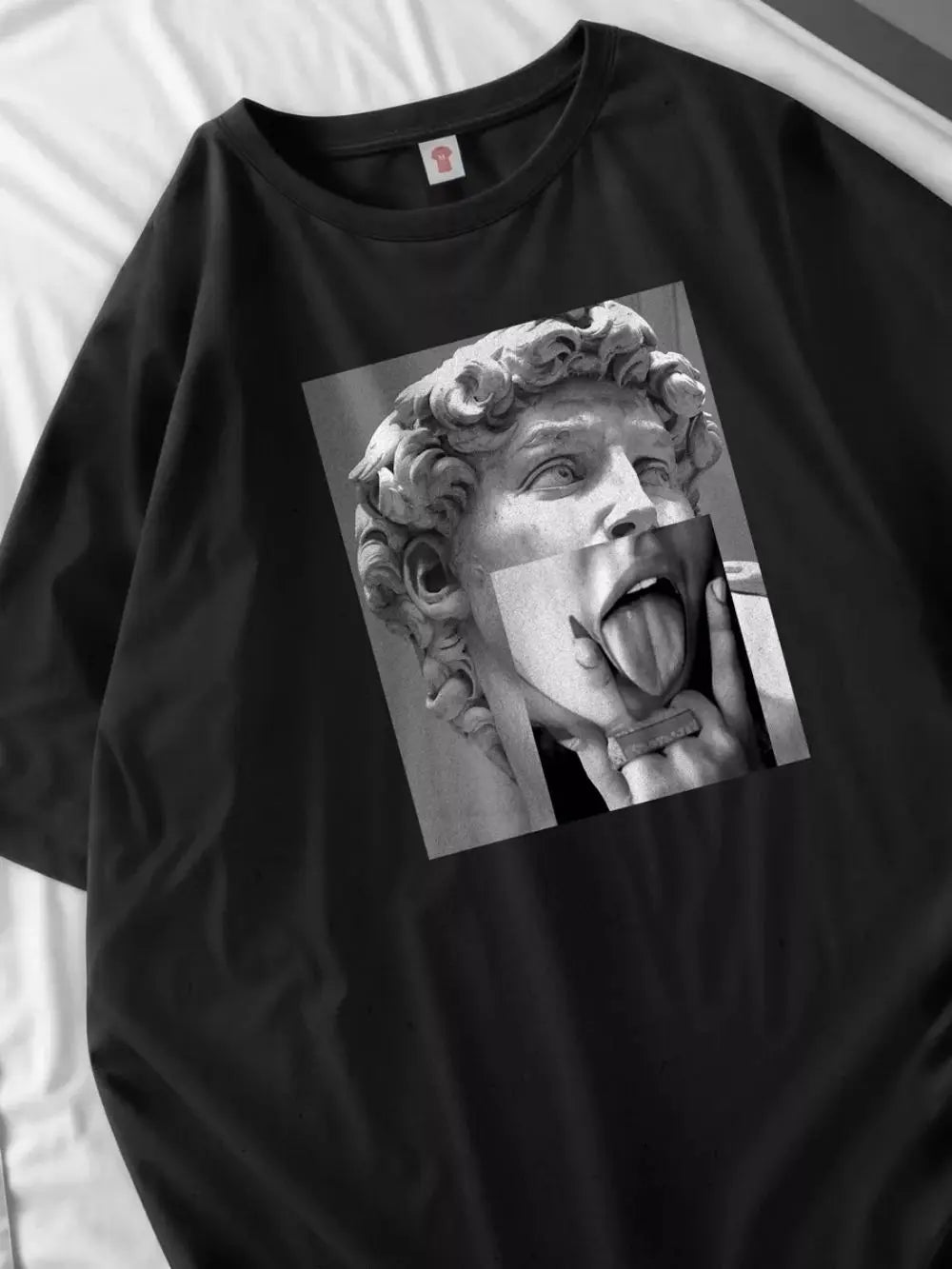 Doberman Print Cotton T-Shirt