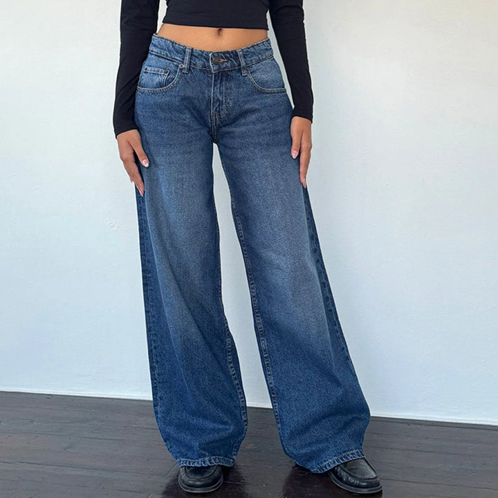 Trendy Y2K Baggy Low Rise Jeans