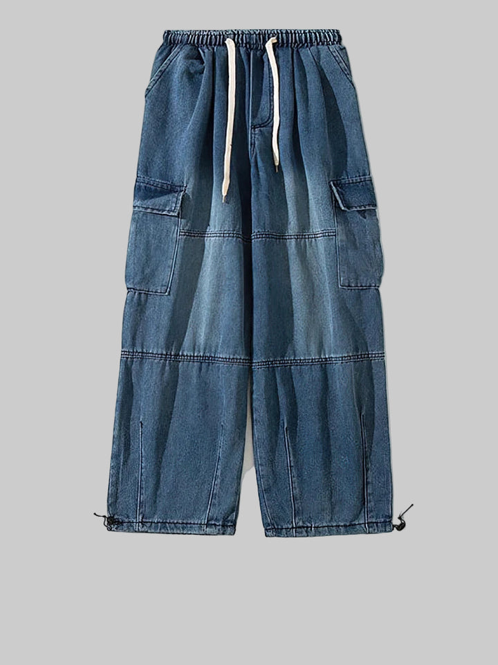 Japanese Vintage Baggy Cargo Jeans