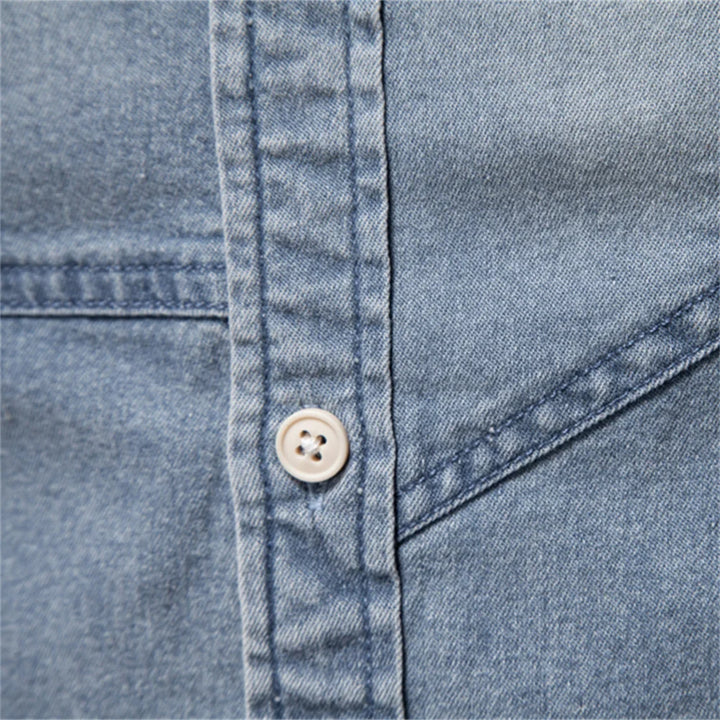 Premium Cotton Denim Long Sleeve Shirts