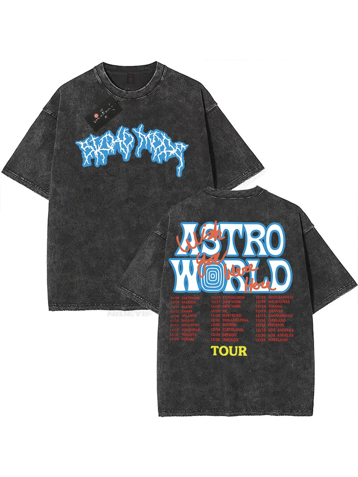 Unisex 100% Cotton Oversized Hip-Hop T-Shirt