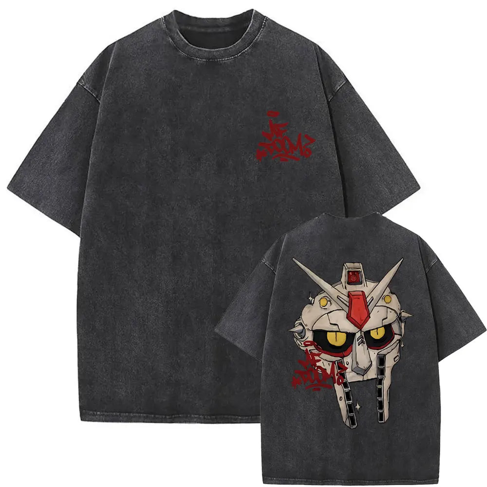 Retro Rapper Mf Doom Graphic Print Tshirt