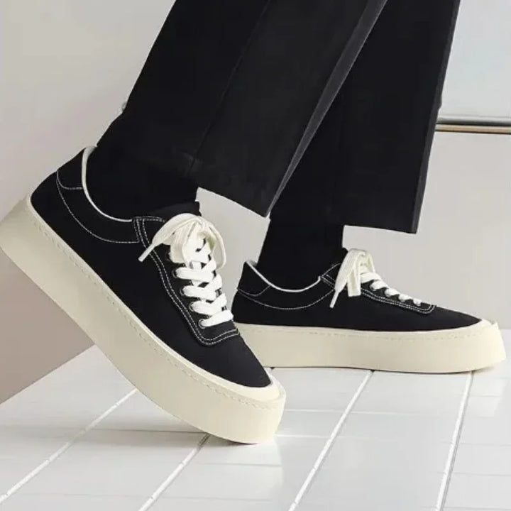 Durable Non-Slip Low Top Chunky Canvas