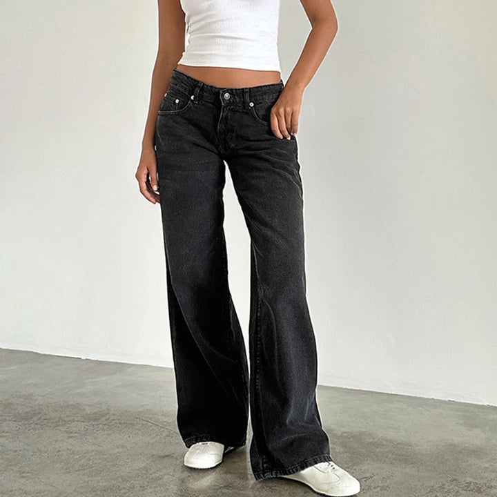 Trendy Y2K Baggy Low Rise Jeans