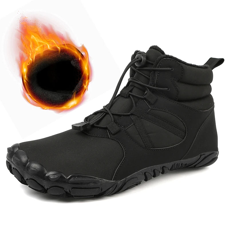 Unisex Waterproof Barefoot Winter Hiking Boots