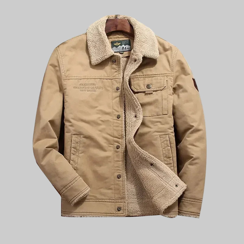 Retro Fur Collar Winter Jacket