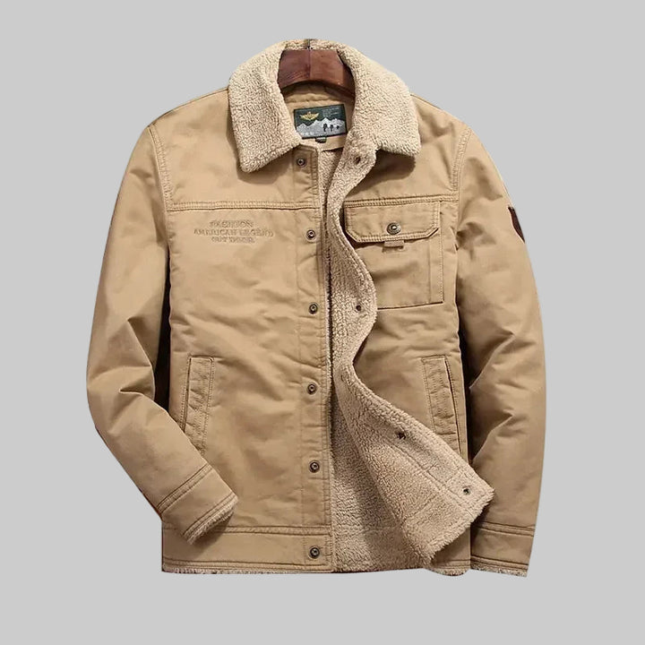 Retro Fur Collar Winter Jacket
