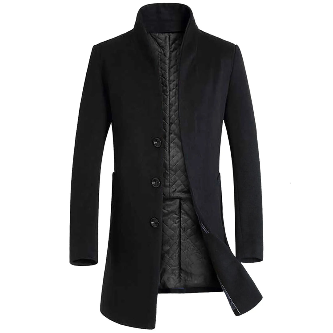 Single-Breasted Lapel Collar Long Sleeve Pocket Jacket