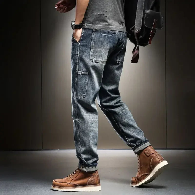 Retro Cowboy Straight Leg Jeans