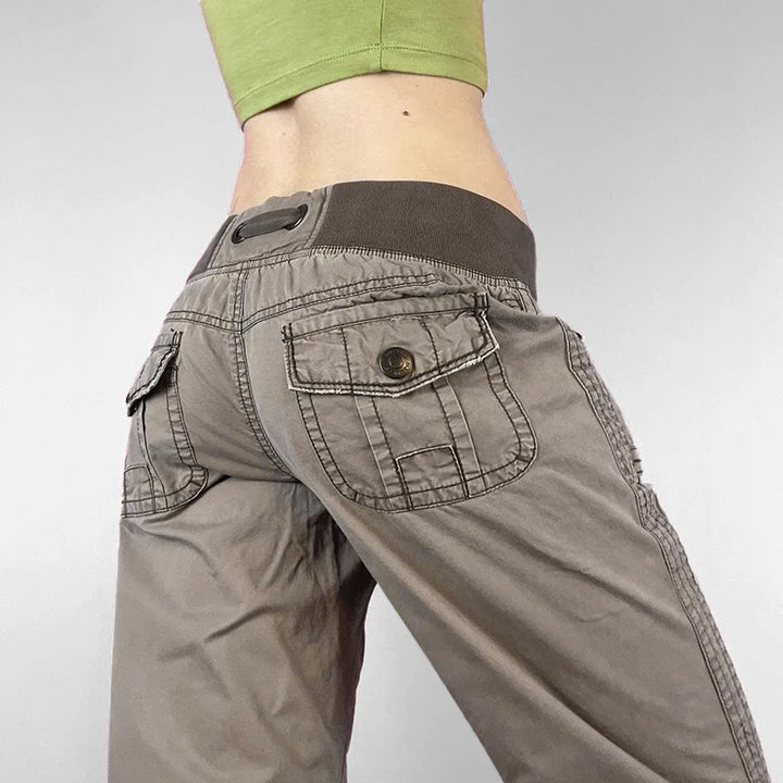 Vintage Boot Cut Casual Pants