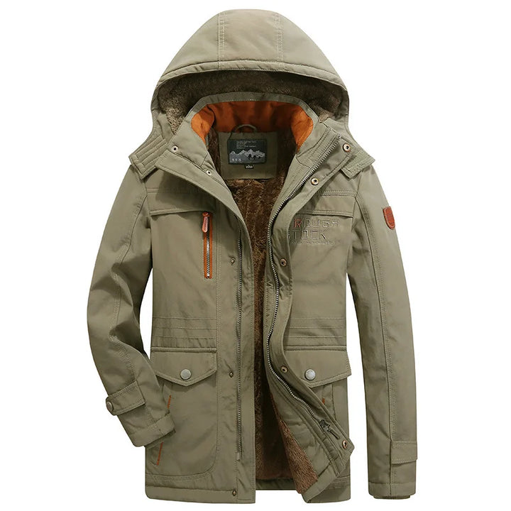 Fleece Lined padded Thickened Parkas Jackets