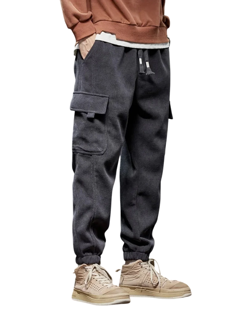 Stretchy Drawstring Harem Joggers