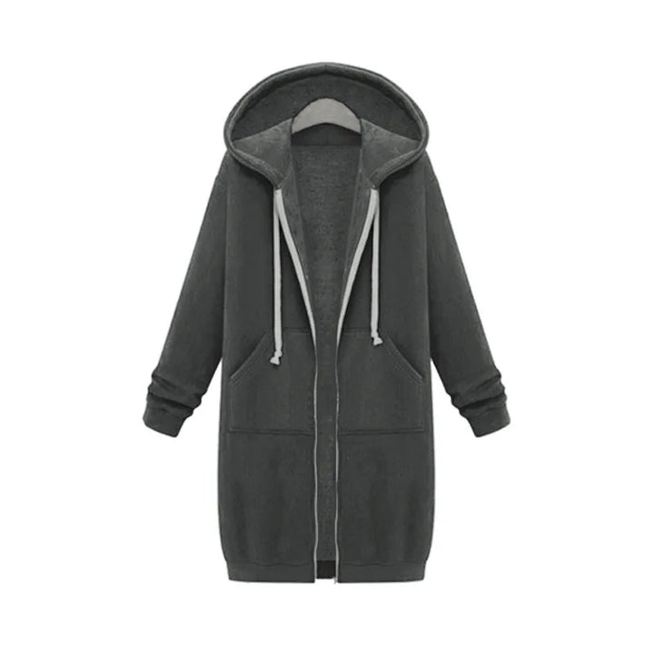 Hooded Long Thick Loose Sweatshirt
