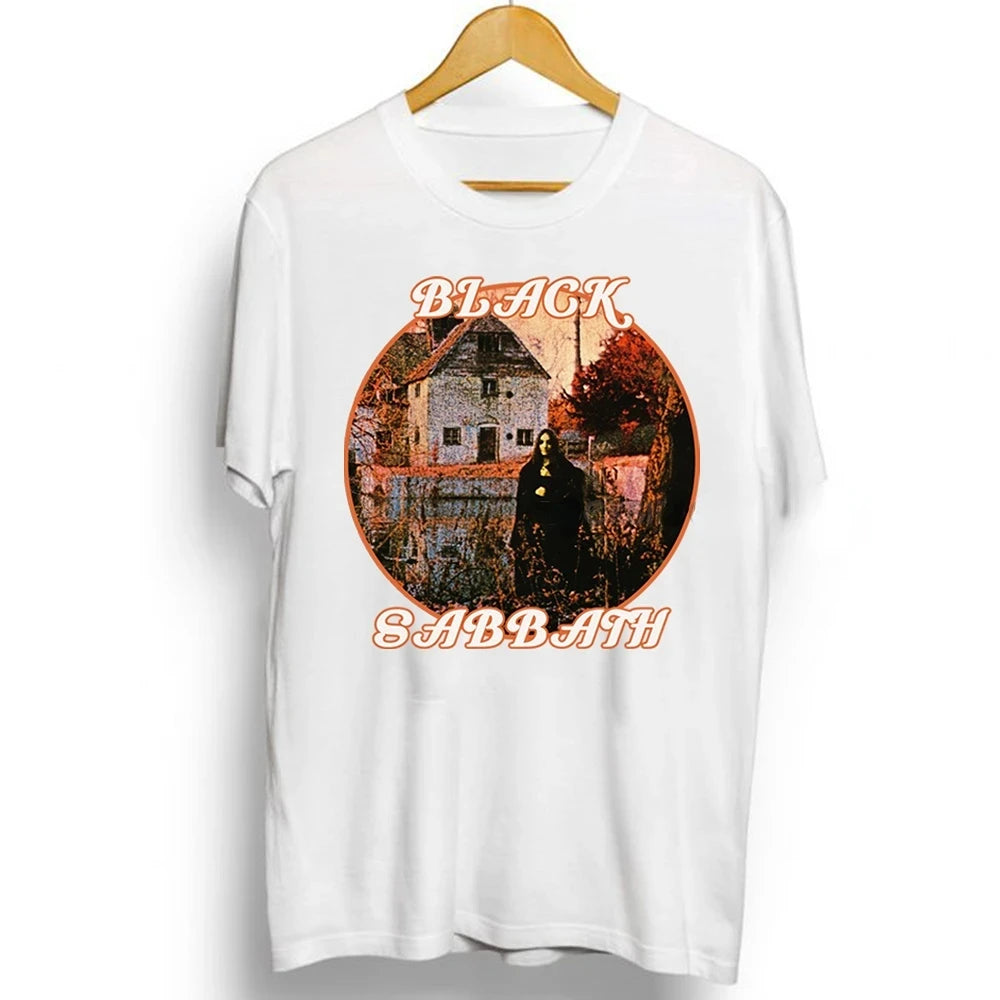 Unisex Black Metal Rock Band Graphic Tees