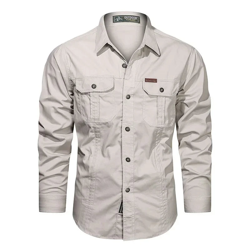 Safari Cotton Long Sleeve Shirt