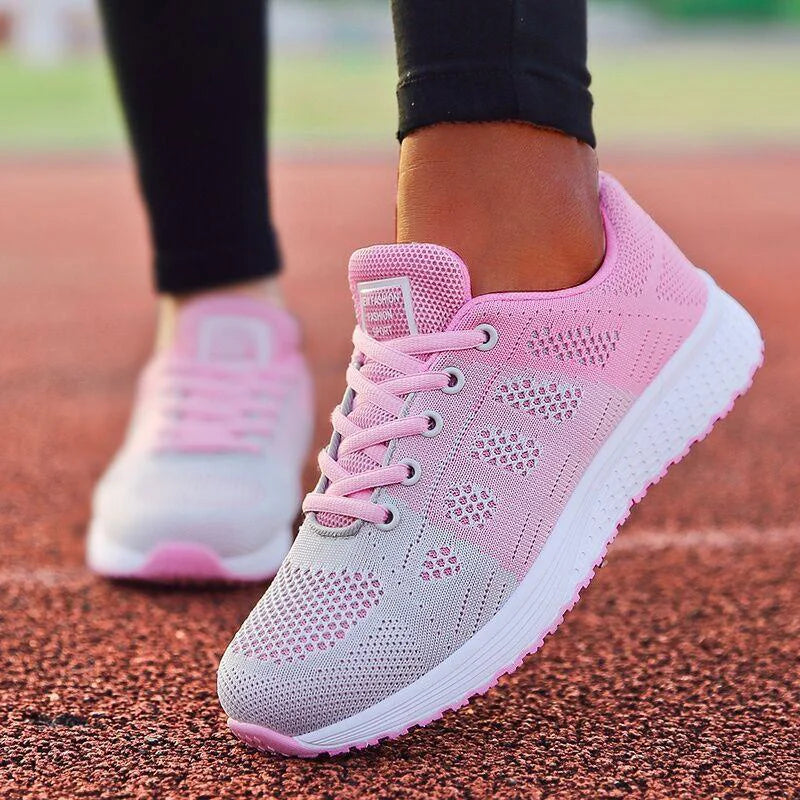 Comfy Lace-Up Casual Sneakers