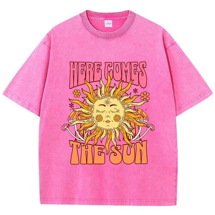 Oversized Graphic Print Cotton T-Shirt