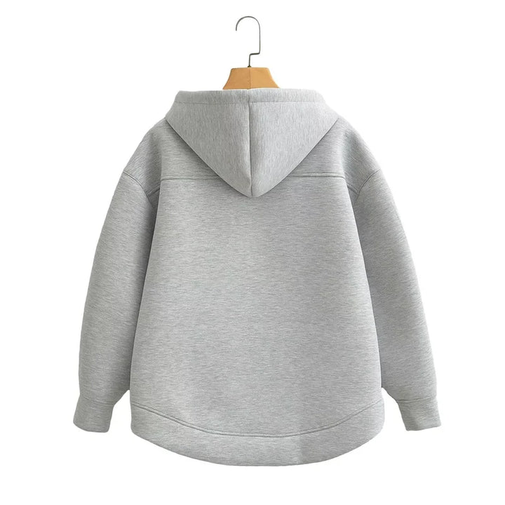 High Street Winter Oversized Zipper Hoodie
