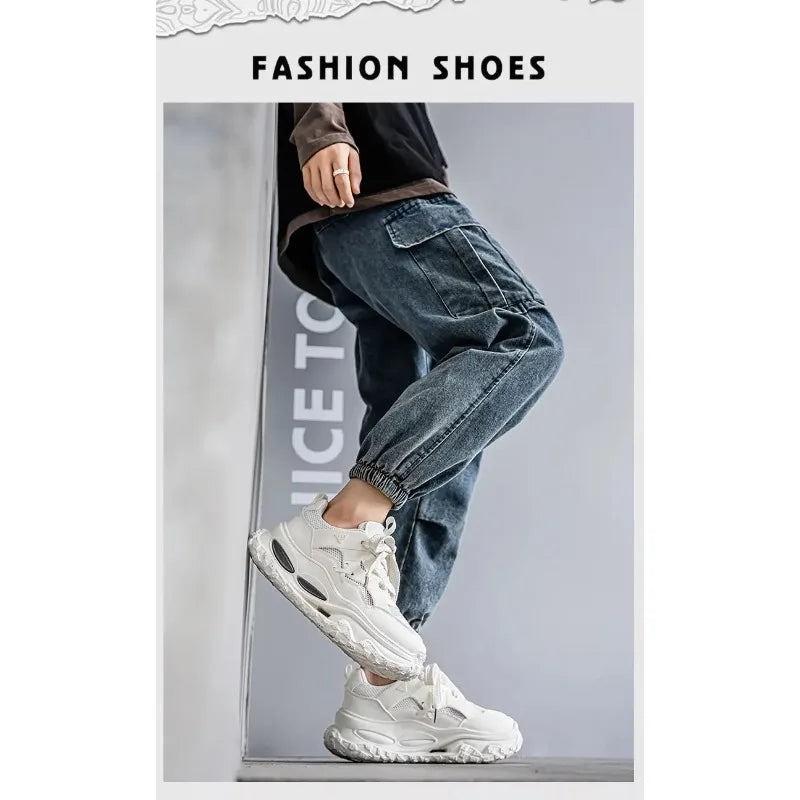 Vintage Vulcanized Platform Chunky Sneakers