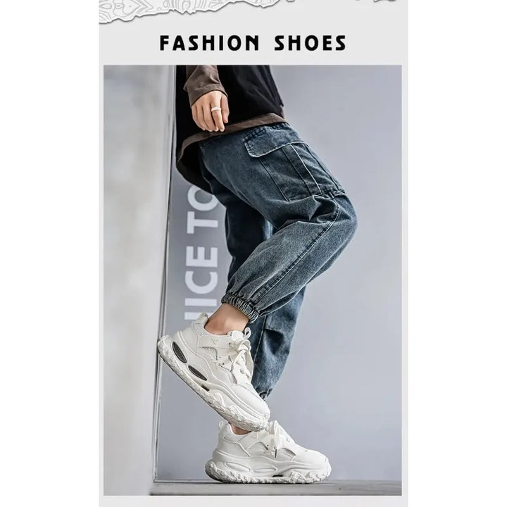 Vintage Vulcanized Platform Chunky Sneakers