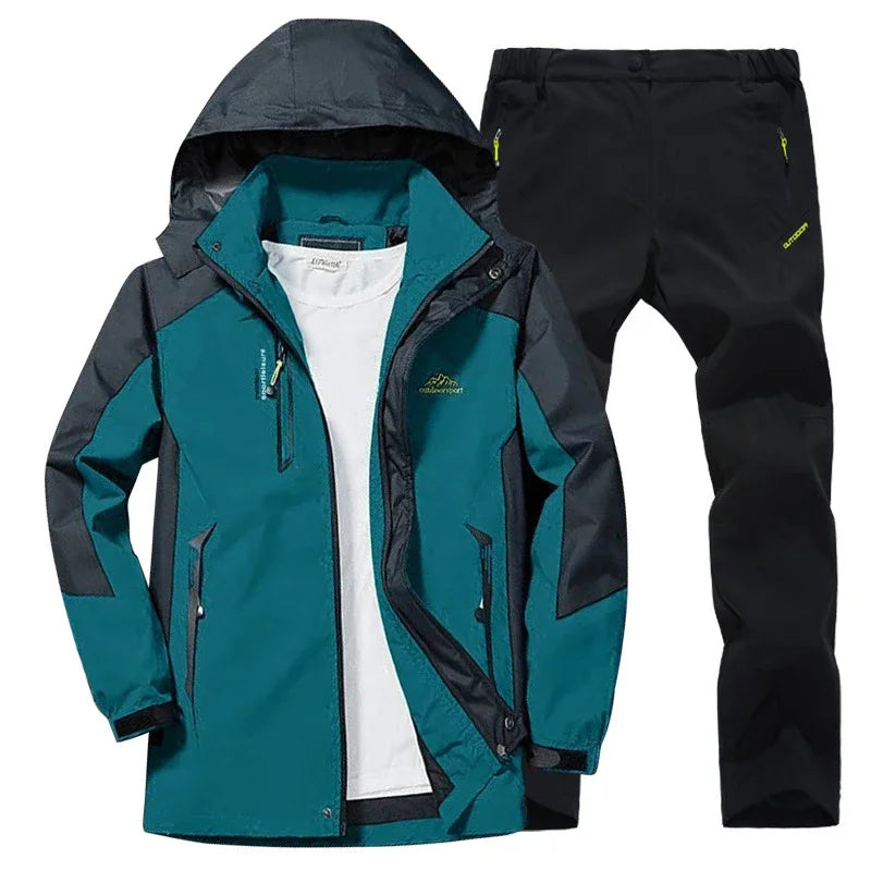 Thermal Fleece Waterproof Hooded Hiking Jackets