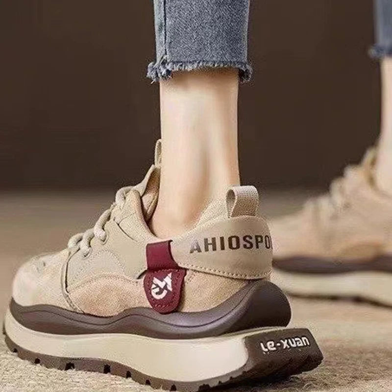 Retro Luxury Suede Sneakers