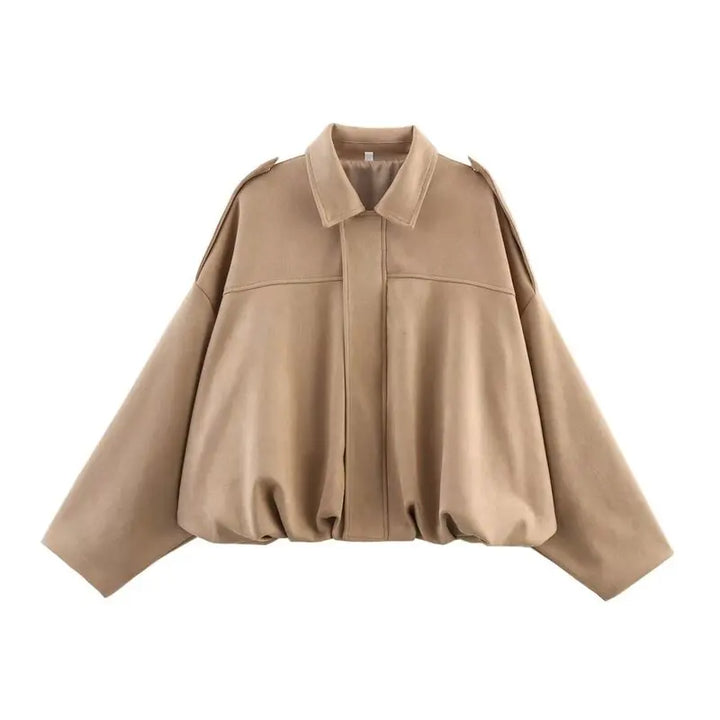 Spring Velvet Feel Pilot Coat