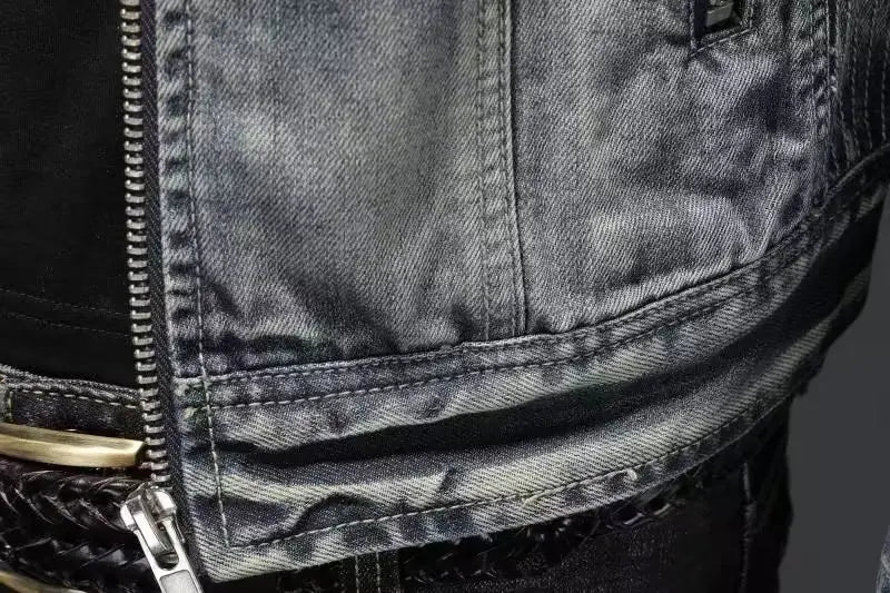 European Style  Vintage  Denim Jacket