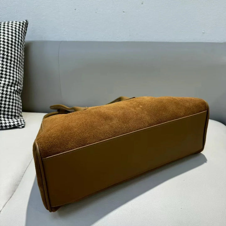 PINA | Fashion Genuine Suede Leather Tote