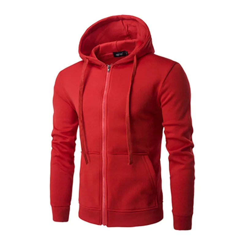 Slim Fit Long Sleeve Hoodies
