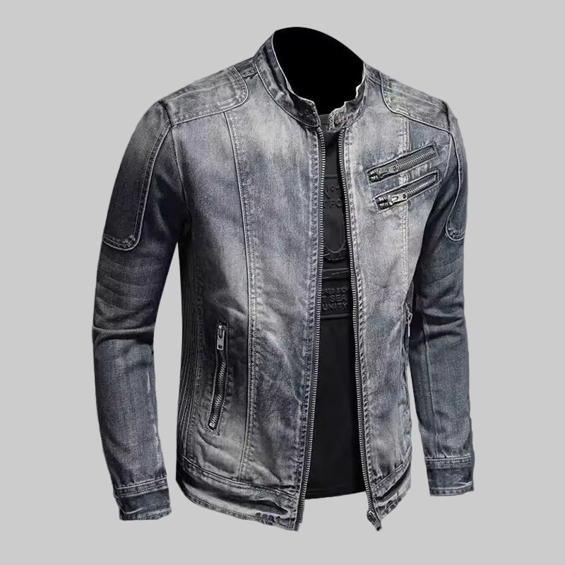 European Style  Vintage  Denim Jacket