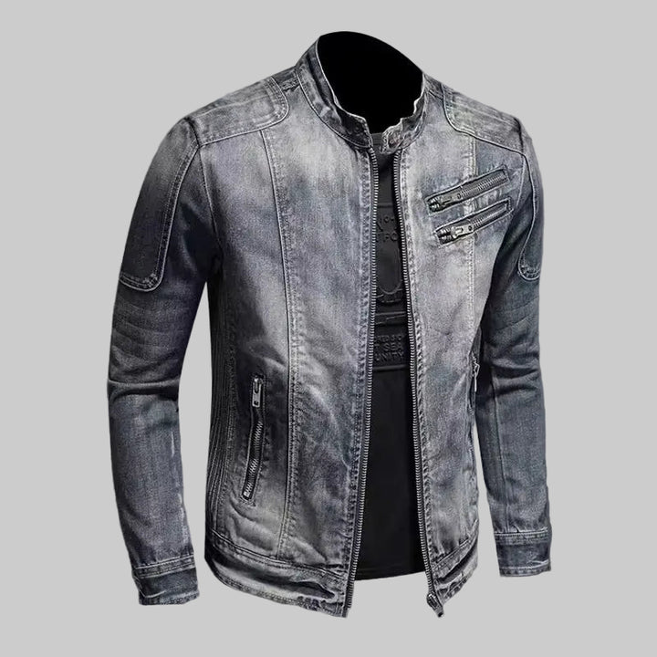 European Style  Vintage  Denim Jacket