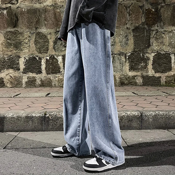 High Street Casual Wide Leg Jeans