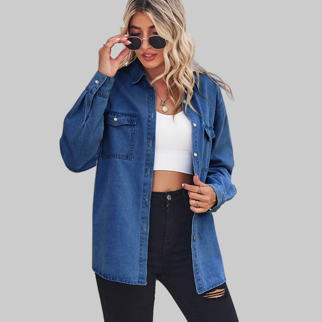 Casual Loose Vintage Denim Shirt