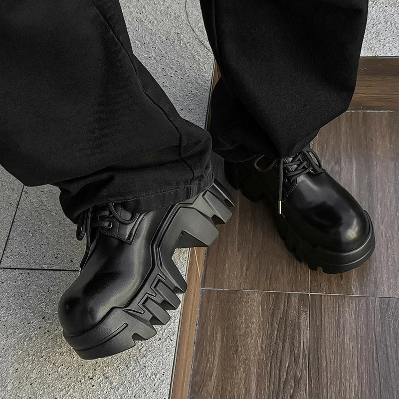 Luxury Punk Gothic Platform Leather Shoes