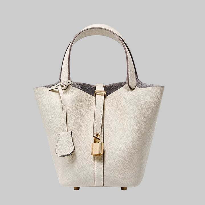 ANASTAS | Genuine Leather Shoulder Bucket Bag