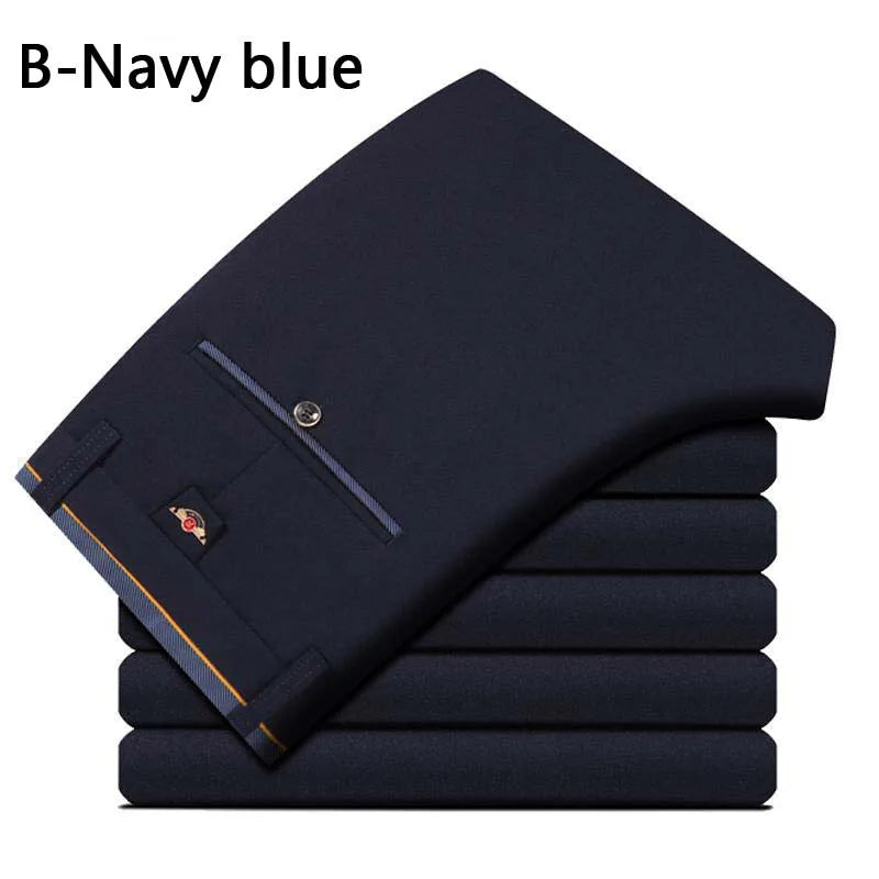 Stretchy Business Casual Straight Leg Pants