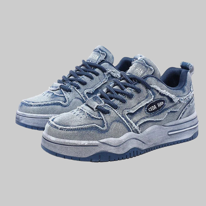 Retro Denim Skate Shoes