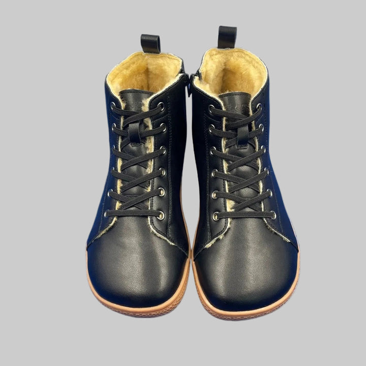 Genuine Leather Barefoot Fur Unisex Winter Boots