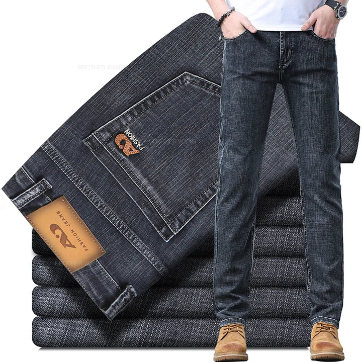 Light Blue Slim Fit Stretch Jeans