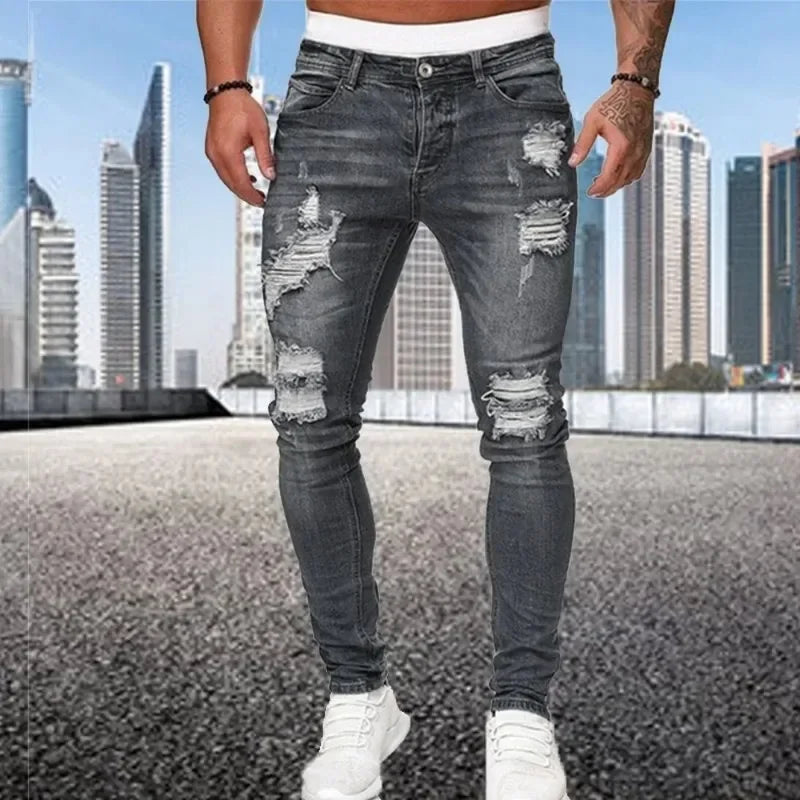 Men’s Ripped Skinny Jeans