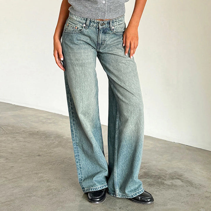 Trendy Y2K Low Rise Baggy Jeans