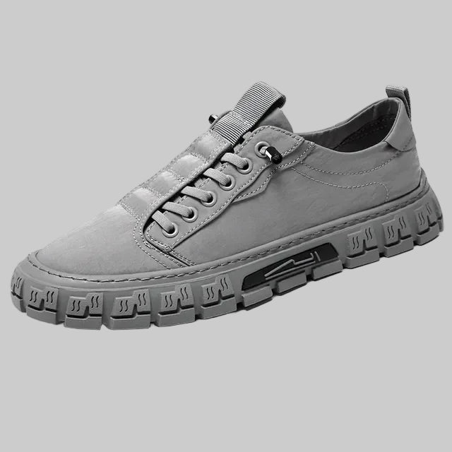 Breathable Lace-Up Casual Sneakers
