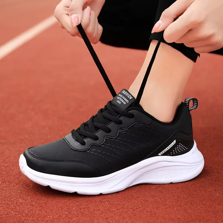 Waterproof Leather Chunky Sneakers