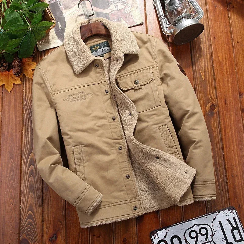 Retro Fur Collar Winter Jacket