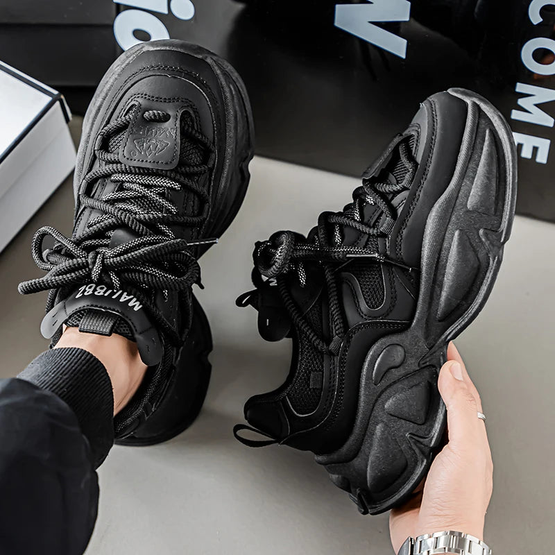 Sporty Versatile Breathable Upper Chunky Sneakers