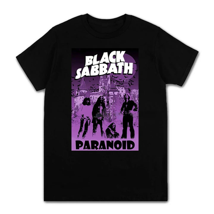 Unisex Black Metal Rock Band Graphic Tees