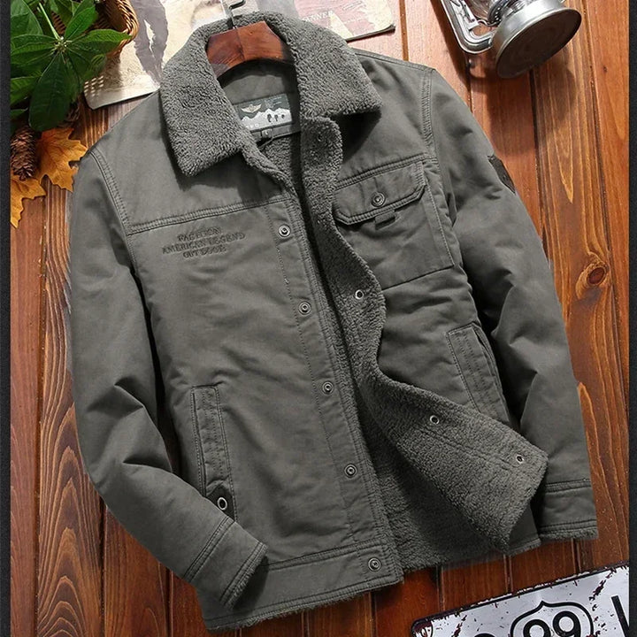 Retro Fur Collar Winter Jacket