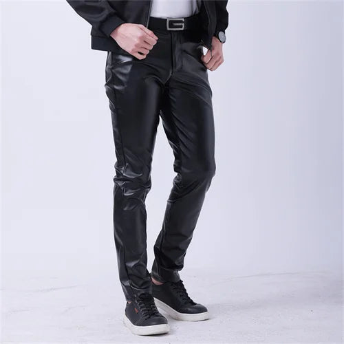Men's Fashion Leather Pants