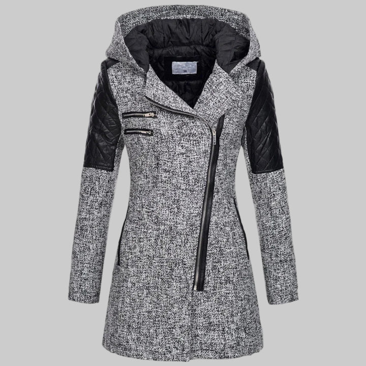 MARINA ™|Hooded Thick Wool Blend Loose Fit Jacket
